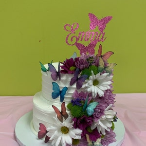 48 Mini Fleurs Rouges Roses Cupcake Comestibles Riz Gaufrette Topper Fee Glacages Pour Gateau Cuisine Arts De La Table Figurines De Gateau