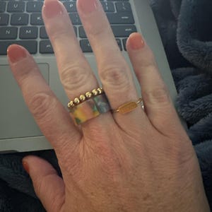 Customer photo, Stick of Butter Ring