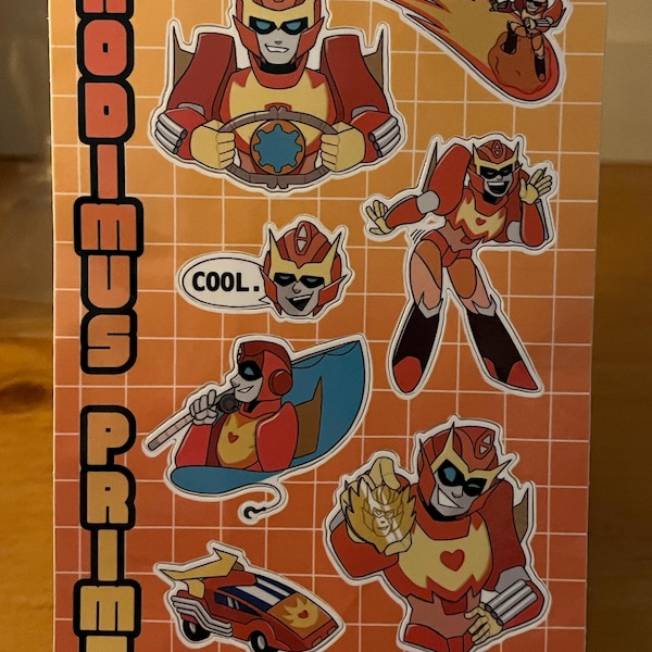 Transformers Sticker Sheets - Etsy