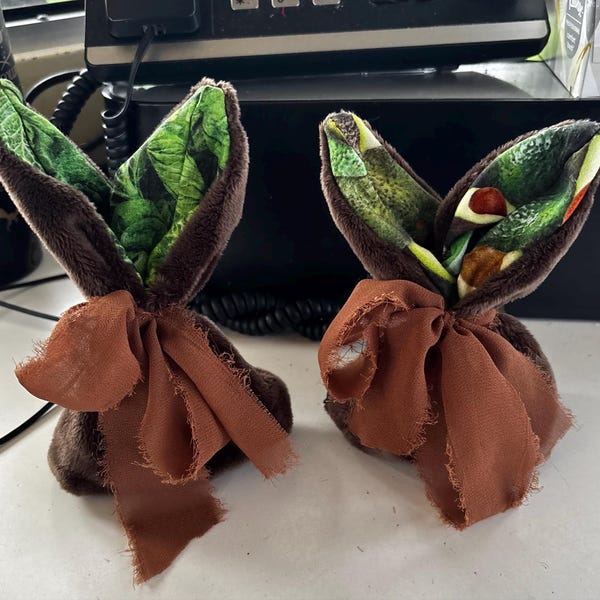 DIY Bunny Ear Treat Bag Pattern | Easter Gift Bag | DIY Beginner Sewing ...