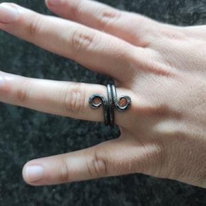 Hand Forged Iron Ring - Etsy