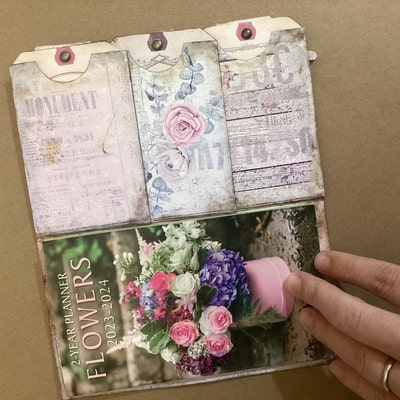 Junk Journal, Page Pockets, No. 4, Kit, Folio, Folder, Shabby ...