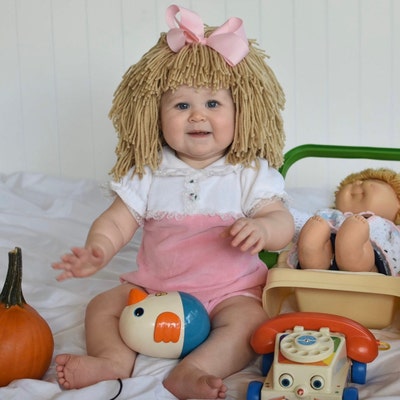 Cabbage Patch Hat, Beanie Wig, Baby Costume, Costumes for Kids, Cabbage ...