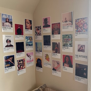 Custom Mini Album Wall Collage Kit, Aesthetic Music Poster Decor ...