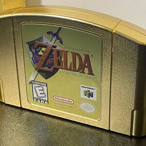 Legend of Zelda Ocarina of Time N64 Replacement Label Die Cut -  Finland