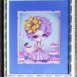 Effie Trinket Wall Art Print - Pop Surrealism, Big Eyes