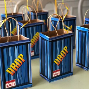 Fortnite Birthday Supply Drop Favor Bags Printable Party Bag | Etsy