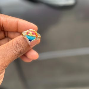 Jerry Garcia Band Cats Under the Stars Grateful Dead Ring Sterling 