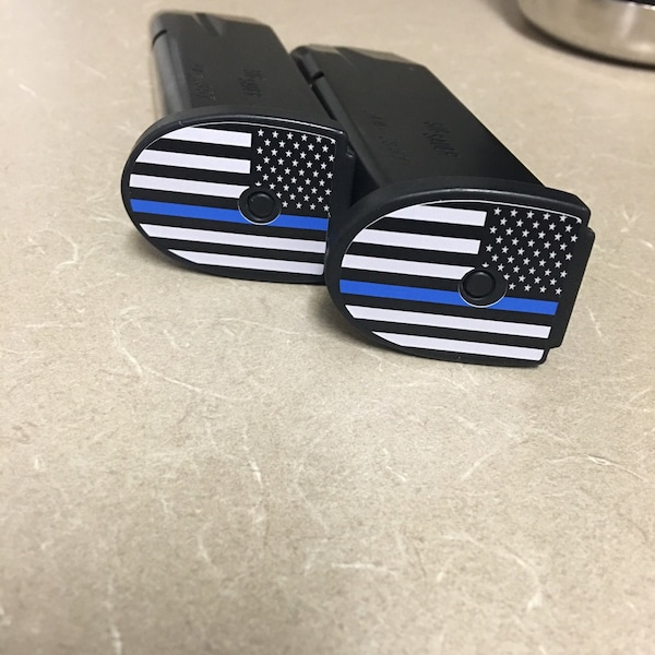 THIN BLUE LINE Flag Magazine Base Plate Stickers - Etsy