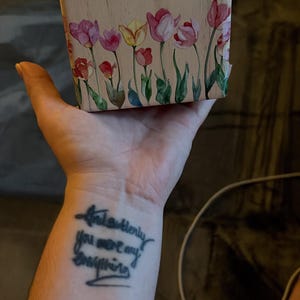Shannon added a photo of their purchase