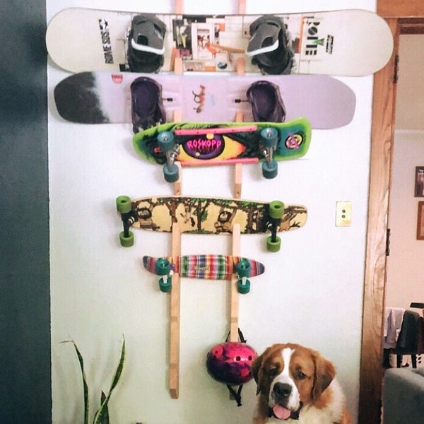 Snowboard Wall Rack Mount - Etsy