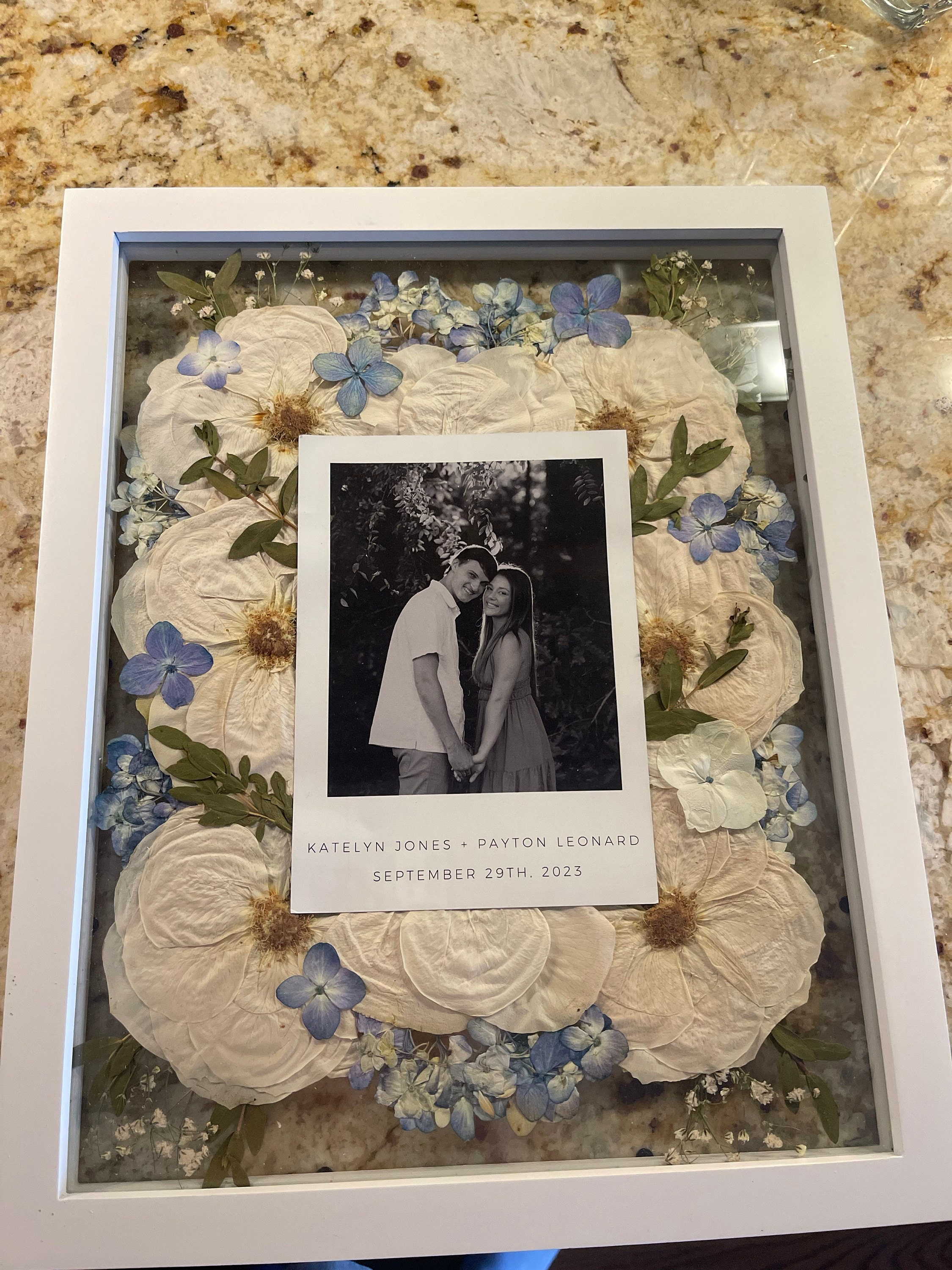 Preserved flowers from hailey's etsy review