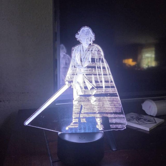 Anakin Skywalker / Darth Vader Hologram LED Night Light With
