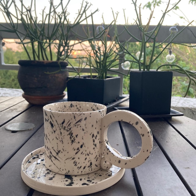 Amazon.com: Okllen 6 Pack 11.5 Oz Coffee Mugs Geometric