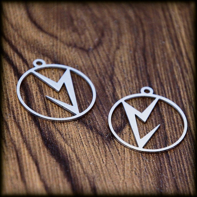5pcs/lot Vril Charm Maria Orsic Emblem Amulet Talisman Stainless