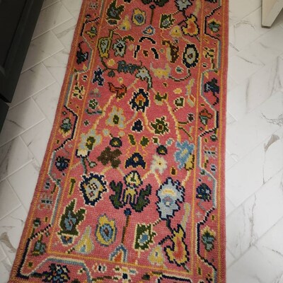 Elegant Contemporary Oushak Rug Soft Rust Accent 4x6, 5x8, 6x9, 8x10 ...