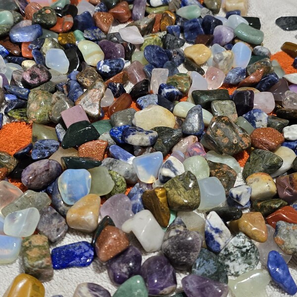 Insane Deal 20 Lbs of Assorted Mix of Rough & Tumbled Stones at ...