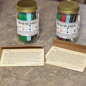 Mental Health Bible Verse Jar Gods Encouraging Word 51 - Etsy