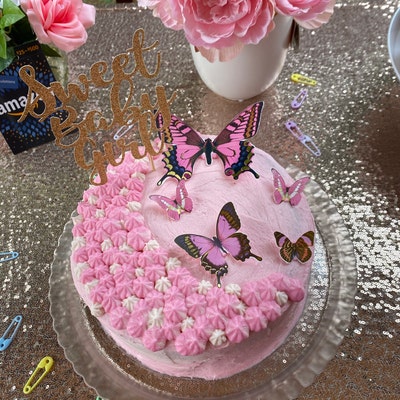 Sweet Baby Girl Cake Topper Baby Shower Cake Topper Gender - Etsy