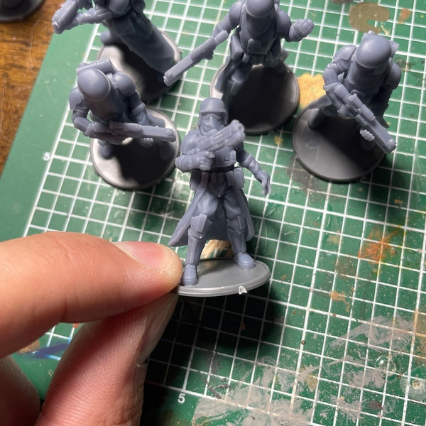 Assault Team Icewind Troopers Set of 5 35mm SW Legions Dnd Miniatures ...
