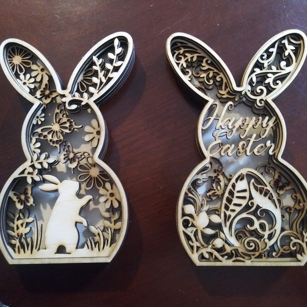 Easter Svg Files Bundle EASTER BUNNY BUNDLE Laser Cut Easter Files for ...