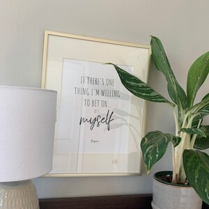 Work Hard at Work Worth Doing Printable Wall Art/leslie Knope Quote ...