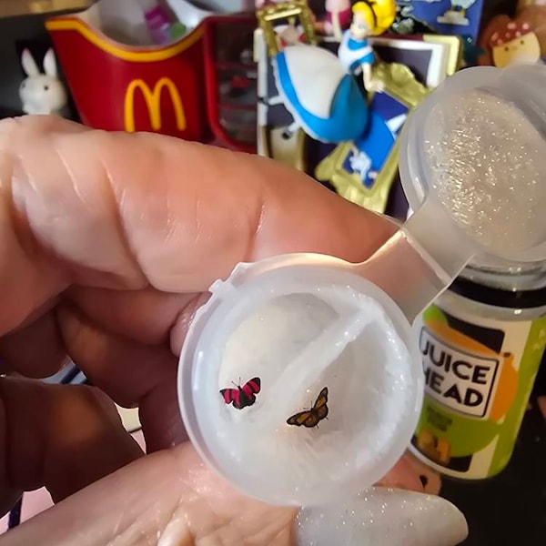 MICRO Mini Garden Snail, 1mm Shell, Handmade 1:12 Scale Miniature Brown ...