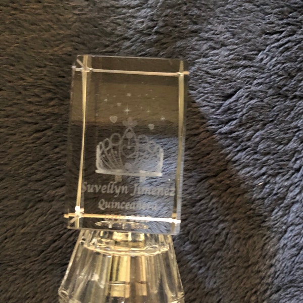 WE 12-Pack Sweet 15 Quinceañera Favor Glasses - Mis 15 Años Laser Engraved Clear Glass - Cinderella Theme