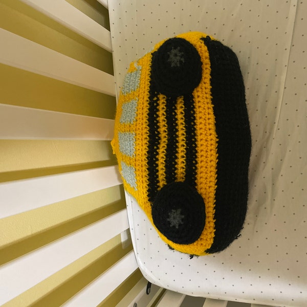 School Bus Crochet PATTERN - Etsy