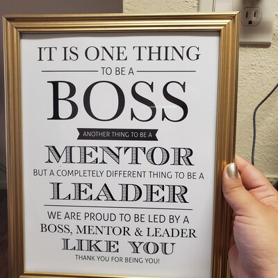 Best Boss Printable Quote, Best Boss Digital Download, Best Boss Quote ...