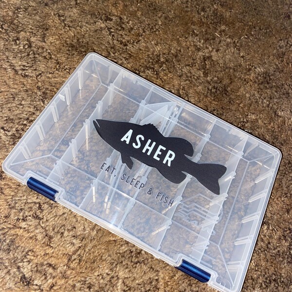 Personalized Fishing Tackle Box for Dad - Custom Gift for Fisherman Dad ...
