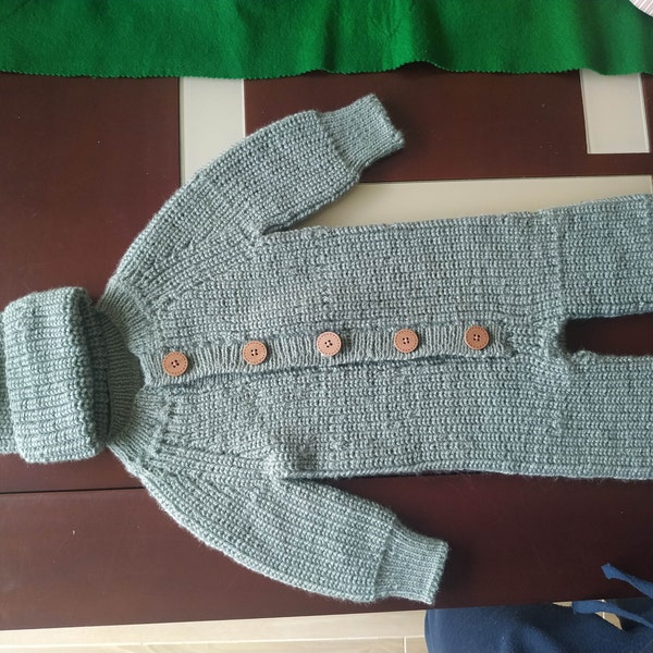 Knitting Patterns Set 2 In 1, Knitting Pattern Baby Romper, Baby Hat, Patterns In English - Foto 10