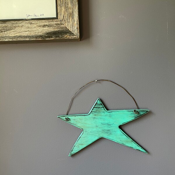 Wooden stars for christmas trees