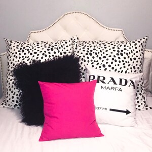 FARMHOUSE PILLOW COVER Dalmatian Pillow cushions, pillow cover, prada marfa