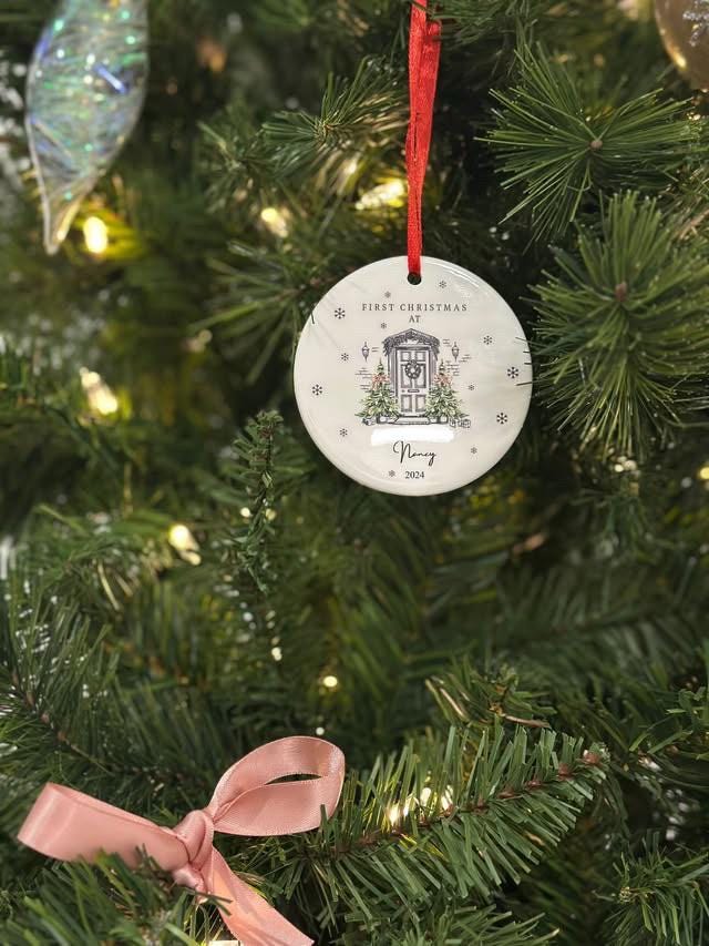 First Christmas In Our New Home Ornament, New House Christmas Ornament, Our First Home Keepsake, Housewarming Bauble Gift, First Home 2025