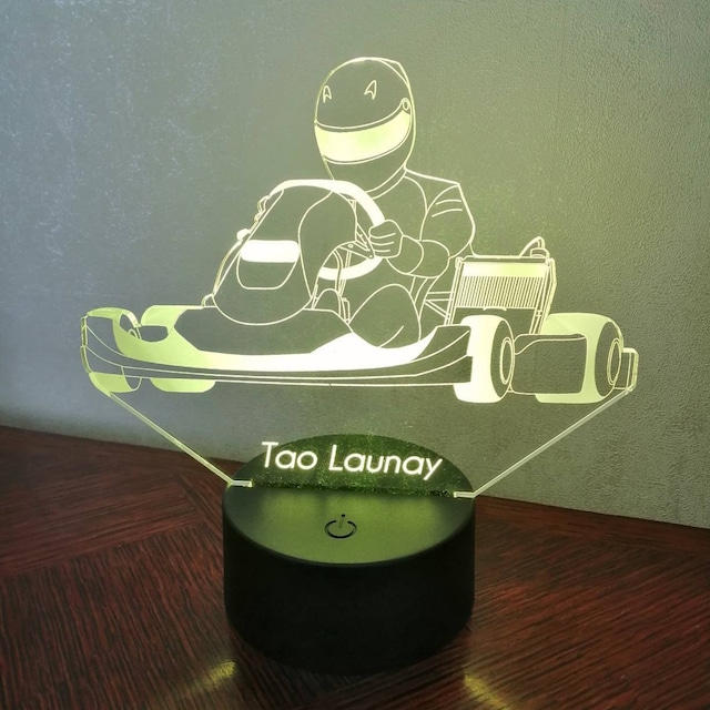 Grav'stylé: Lampe led 3D Feunard, Pokemon, veilleuse, personnalisable