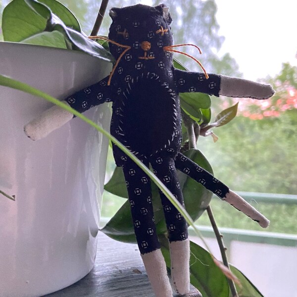 Cat Doll Sewing Pattern : Mr. Socks - Etsy