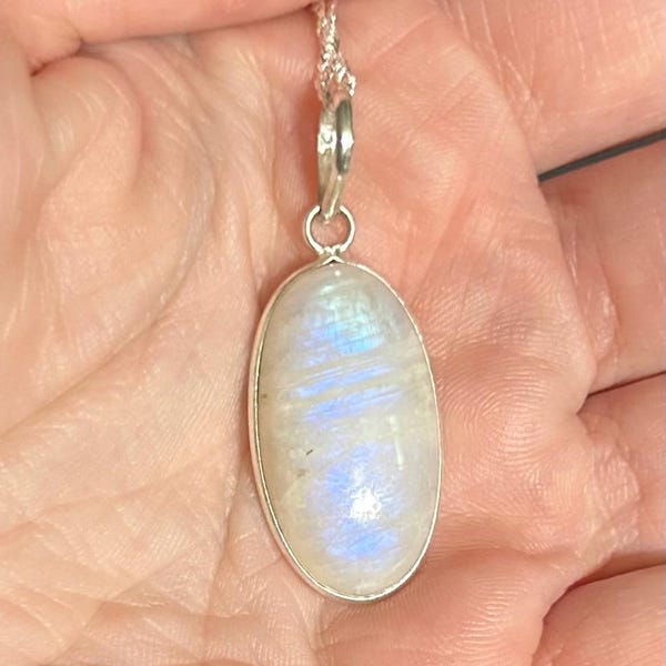 Handmade Natural Gemstone Bezel Pendent 29