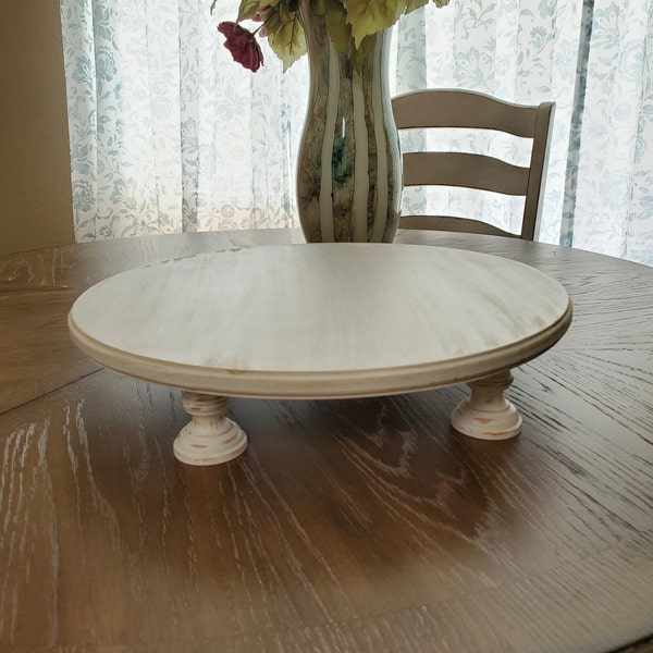 Wedding Cake Stand 14 Inch Cake Stand Rustic Wedding Decor White