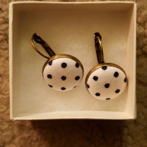 Stud Earrings Choose Any Three Pairs Polka Dots Earring | Etsy