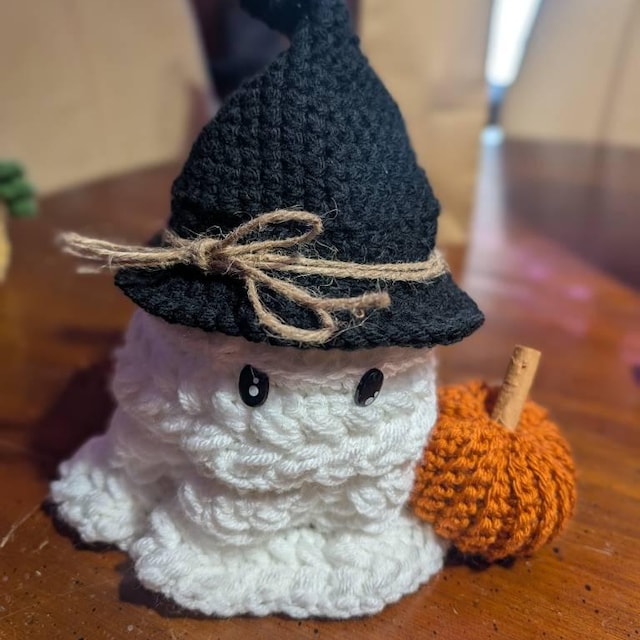 A customer's finished Wheat Stitch Ghost Crochet Pattern