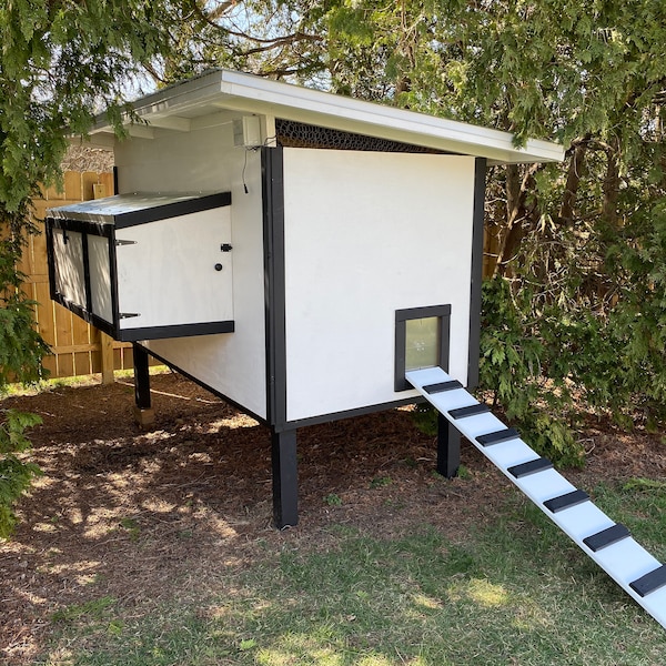 EFFICIENT Chicken Coop Plans | DIY Backyard Hen House | Large 20 Bird ...