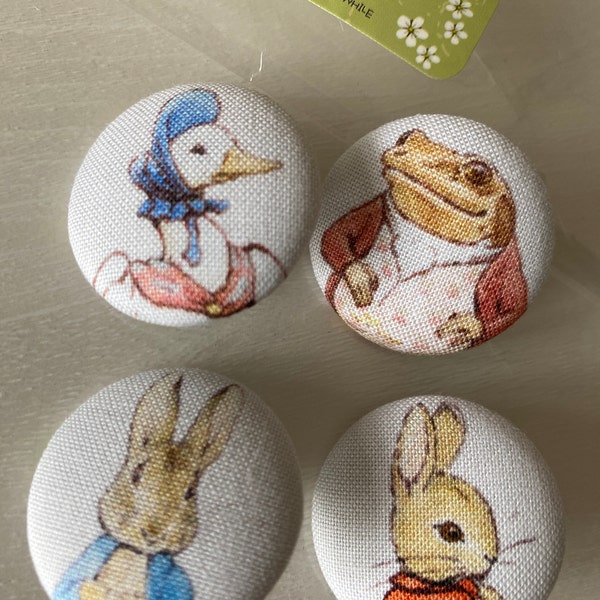 6 Large Peter Rabbit Nursery Children Coat Dress Decorative Fabric ...