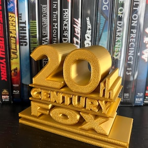 20th Century Fox 3D Printed Logo Sign Wall Desk Shelf Art - Etsy
