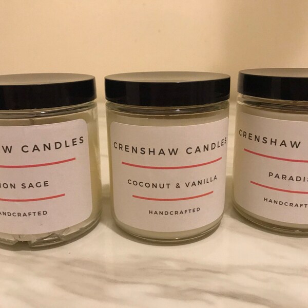 3 Handmade Soy Candle Gift Set | Gift Set for Her | Gift Set for Him ...