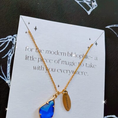 Acotar Night Court Necklace ,Velaris Bookish Jewelry ,Acotar Night