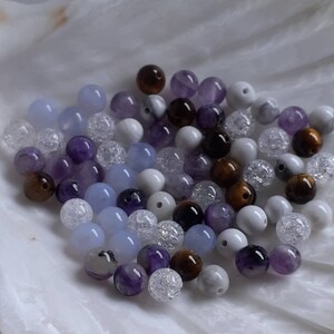 Lot De 100 Perles Anciennes – Ronde Lisse 4/4,5 Mm – Nature – France – Fond De Stock