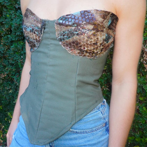 Basque Waist Pattern Corset Sewing Pattern Digital PDF: Basque Waist Pointed Cup Fully Boned ...