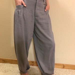 Linen Casual Pants, Long Linen Pants Women, Linen Pants Pockets, Made ...