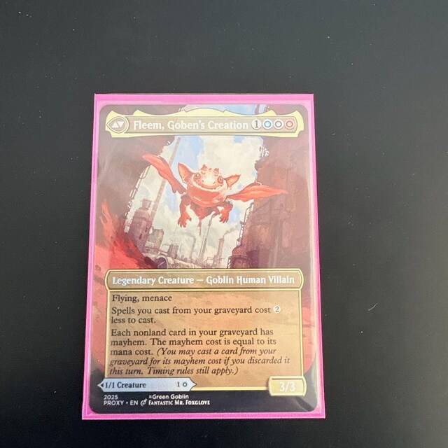 fleem mtg card // GOBEN COMMANDER FLEEM // GOBEN COMMANDER CARD